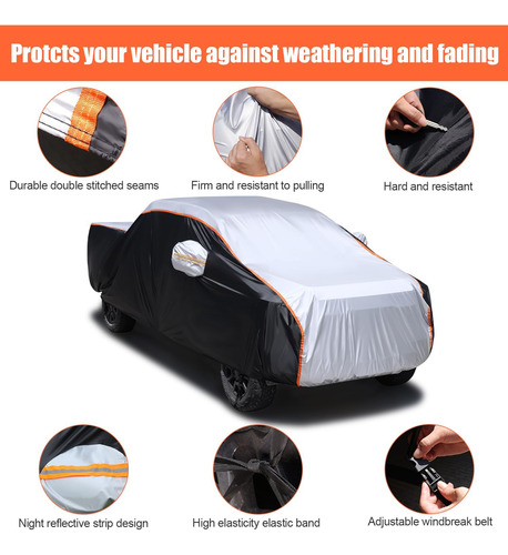 Cubierta De Camioneta Impermeable Para Todo Tipo De Clima, C