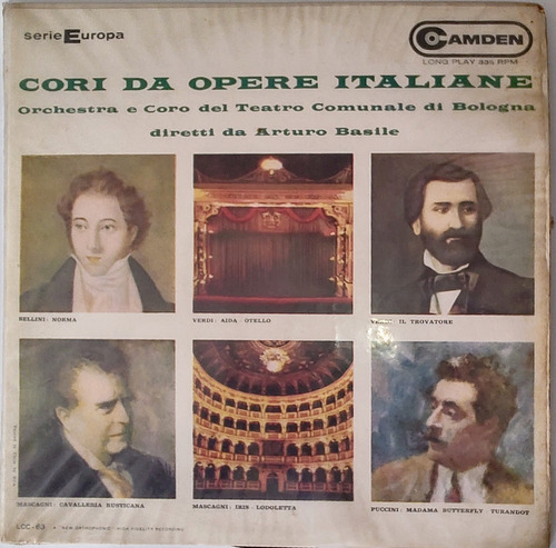 Vinilo Lp De Coros De Ópera Italianas (xx