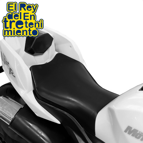 Imagen 7 de 7 de Moto A Batería Con Ruedas Luces Música Y Usb El Rey