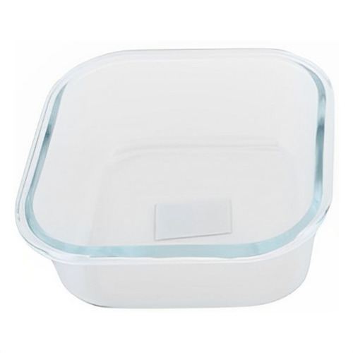 Potes De Vidro 08 Quadrado 800ml Azul Bela Kasa