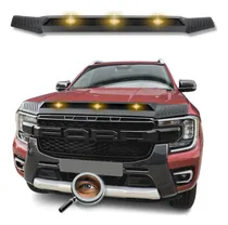 Comprar Deflector Capot Ranger 2023+ Neg\u002Fmat Leds Ambar Tuningchrome