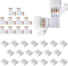 Conector P/esquina 4 Pin 12w 48w P/tira Led Sdm Rgb Jackyled