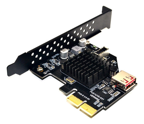 Tarjeta Elevadora De Chip Asm3142, 10 Gbps, Usb3.1, Frontal