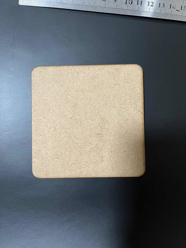 Cuadrado Mdf 10x 10cm Pack 50 Unidades