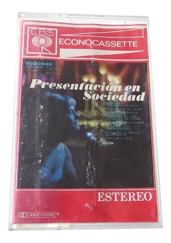 Presentacion En Sociedad Cassette 1985 Cbs Columbia Varios