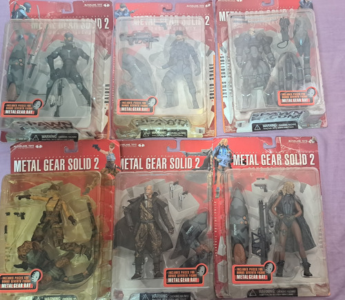 Mcfarlane Toys Metal Gear Solid 2 Serie Ray Sellada Solidus 