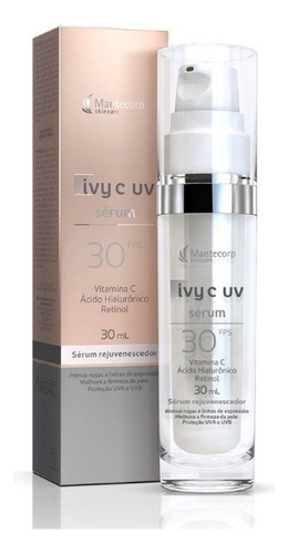 Rejuvenescedor Facial Ivy C Serum Uv Fps30 30ml