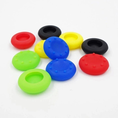 Imagen 3 de 10 de Grip Gomita Cubre Joystick Ps4 Ps3 Ps5 Xbox Blíster X 4
