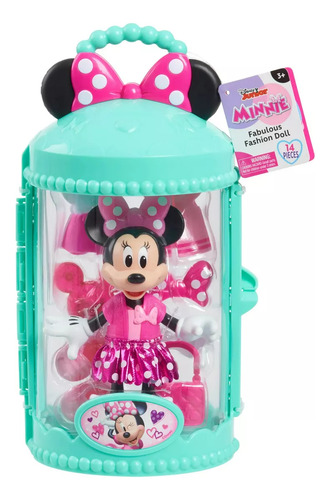 Disney Junior Minnie Mouse Con 14 Accesorios De Moda