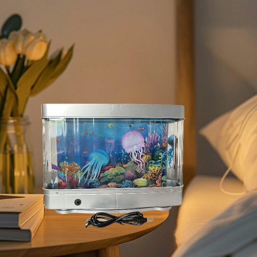 . Luz Led Nocturna For Acuario Falso, Pecera Artificial,