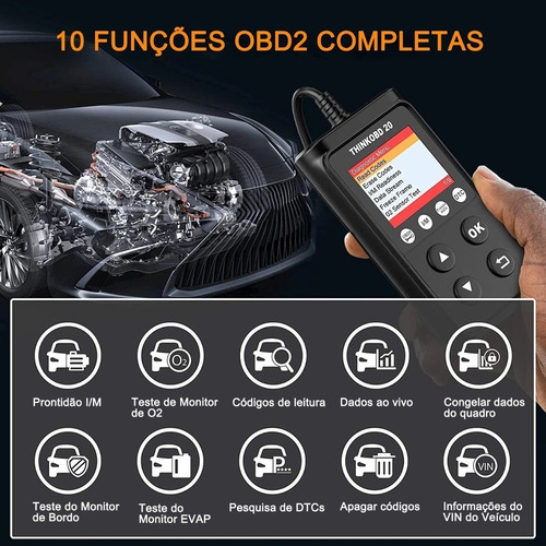 . Escáner Automotriz Lazhu Thinkcar Thinkobd20 Obd2 Reade