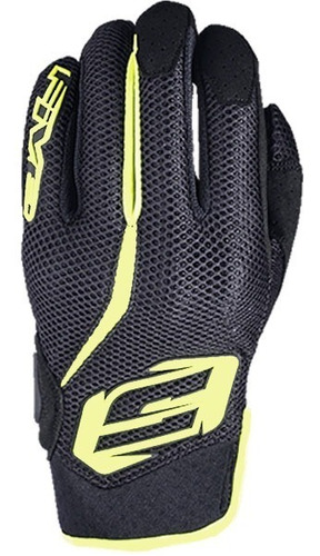 Guantes Bici Five Rs5 Fluo Air Verano Con Protecciones 