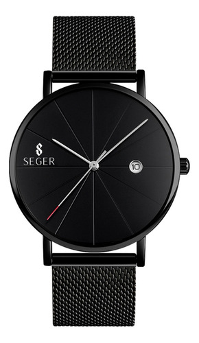 Reloj Hombre Seger 9183 Original Eeuu Elegante Lujoso Vestir