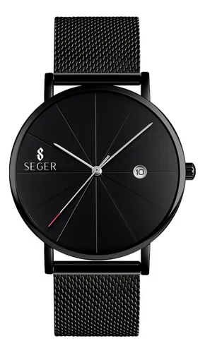 Reloj Hombre Seger 9183 Original Eeuu Elegante Vestir Lujoso