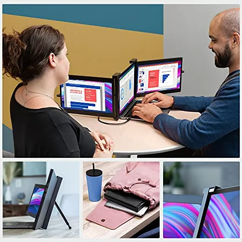 Monitor Portátil Triple Sidetrak Axis Para Portátil | Attach