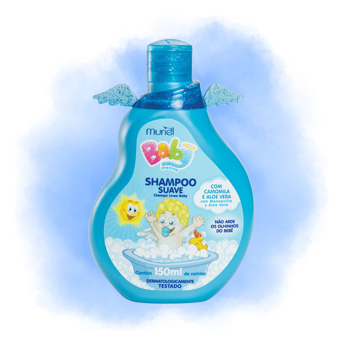 Kit Com 02 Shampoo Baby Menino 150ml Muriel