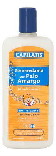 Capilatis Desenredante Con Palo Amargo X 420ml No Irritante