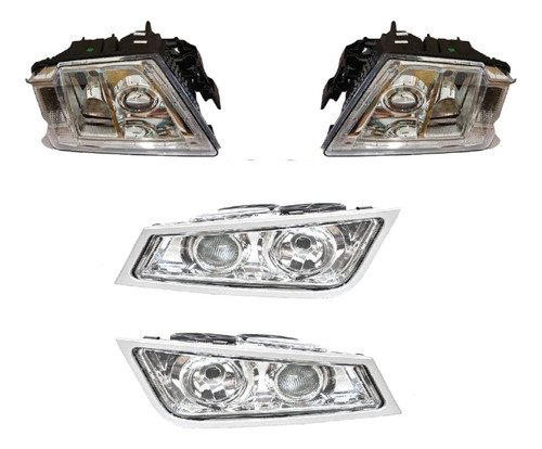 Opticas Y Faros Auxiliares Jgo Para Volvo Fh/fm 12 2009 Imp