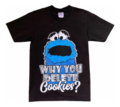 Playera Cookies Sf Talla M Sesame Street Cookie Monster