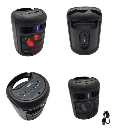 Imagen 3 de 8 de Parlante Kanji Freedom Bluetooth Usb Kj-freedom