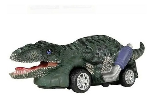 Imagen 7 de 9 de Set X6 Vehiculos Dinosaurios C/ Ruedas Auto Pull Back Ultrax