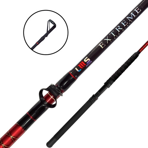 Vara Para Carretilha Extreme 1,98m 100-200 Lbs - Lms Rods