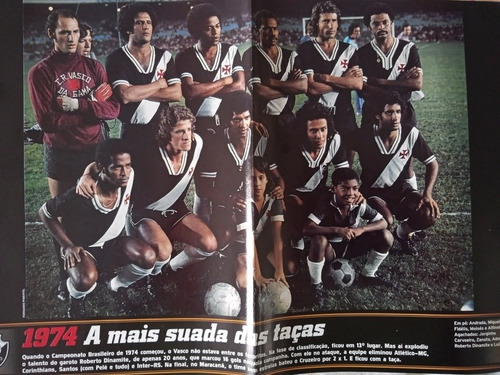 Poster Do Vasco Campeão Brasileiro 1974 E Na Libertados 1998 (Usado)