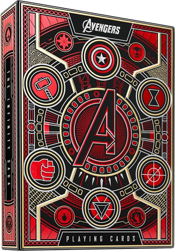 Baralho Avengers (vingadores) - Red Edition