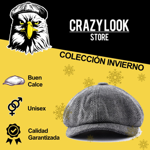 Imagen 3 de 10 de Boina Peaky Blinders Inglesa Irlandesa Gorra Gatsby Newsboy