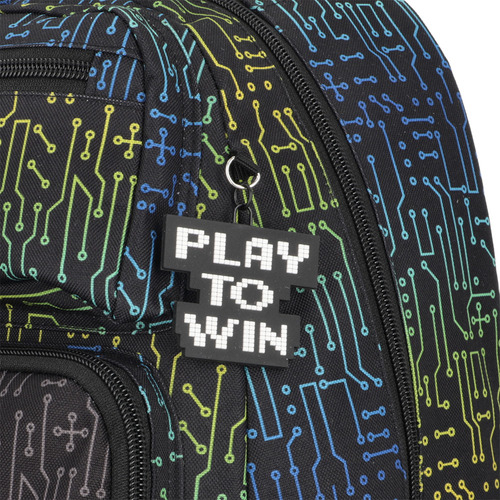 Pack Mochila Con Ruedas Xtrem Run 5xt Gamer Negro