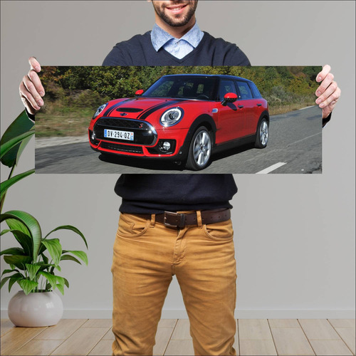 Cuadro 30x80cm Auto 2015 Mini Cooper S Clubman J 232