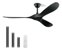 Comprar Ventilador De Techo Negro Sin Luz, Ventiladores De Techo Mod