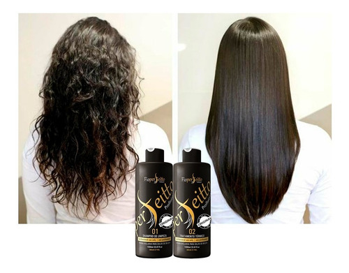 Imagem 7 de 7 de Kit Progressiva Tradicional + Btx Vermelho Fioperfeitto 1kg