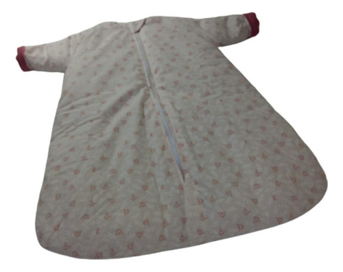 Saco De Dormir Inverno Bebê Com Manga Dupla Face P