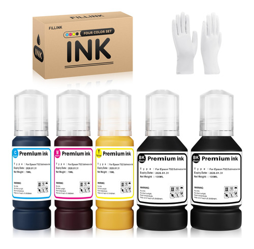 Tinta De Sublimación 522 Autofill Para Epson Ecotank