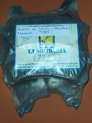 Pastilla De Freno Delantera Cavalier