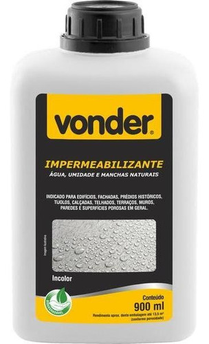 Impermeabilizante Água 900ml - Vonder