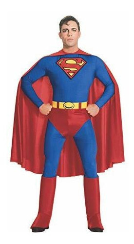 Disfraz De Rubie's Adult Superman, Azul, Mediano