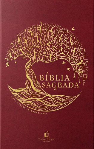 Livro Bíblia Nvi, Capa Dura, Árvore Da Vida