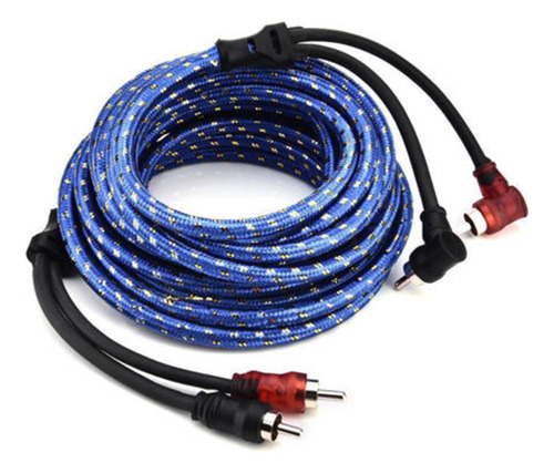 Amplificador De Cable De Audio Estéreo Para Coche, 5 M, 2 Rc