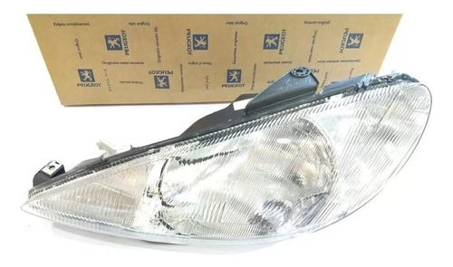 Optica Lente Rayado Peugeot 206 98/04 Original 