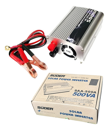 Conversor Inversor De Energia Corriente 12v A 220v 500w