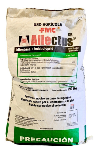 Insecticida Granulado Allectus Gr Control De Plagas 20 Kg