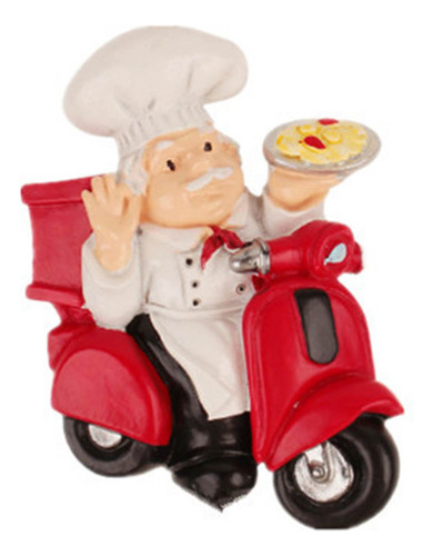 H+ Imán De Resina Para Nevera (3 #mold), Figura De Chef