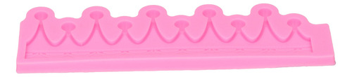 Molde Tridimensional Con Forma De Corona Para Fondant, Choco