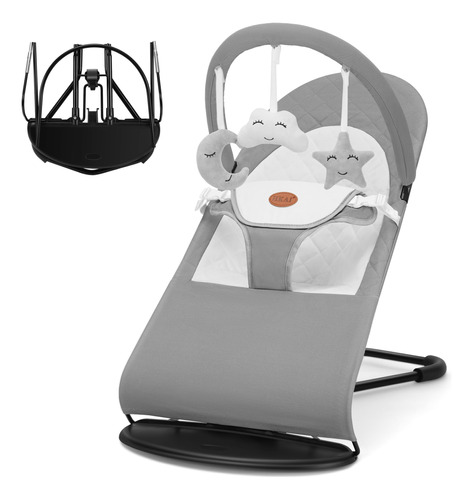 Hkai Baby Bouncer, Asiento Portatil Para Bebes De 0 A 18 Mes