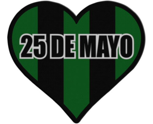 Parche Termoadhesivo Corazon 25 De Mayo La Pampa