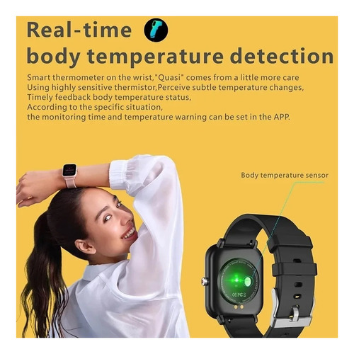 Smartwatch Impermeable Con Monitor De Presión Arterial