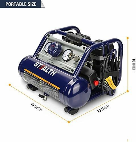 Compresor Aire Stealth Ultra Silencioso 1 Galon ½ Hp