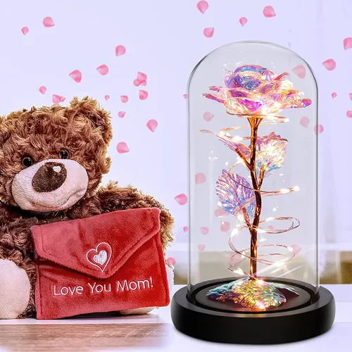 Colorida Flor De Rosa Regalo Para San Valentín